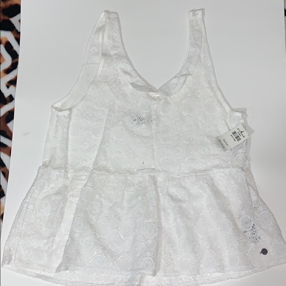 abercrombie kids Tops - White lace blouse